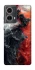 Чохол на Motorola Moto G85 Black and Red фото 1 з 1