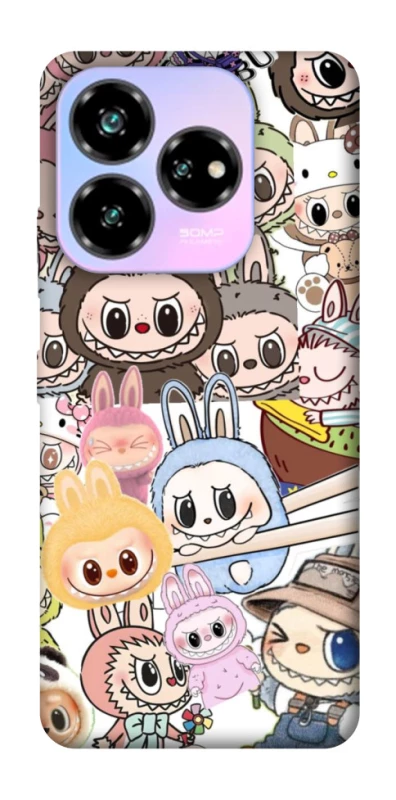 Чохол на ZTE Nubia V60 Desing All Labubus фото 1 з 1