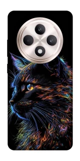 Чехол на Oppo Reno 12 F 4G/5G Черный кот фото 1 из 1