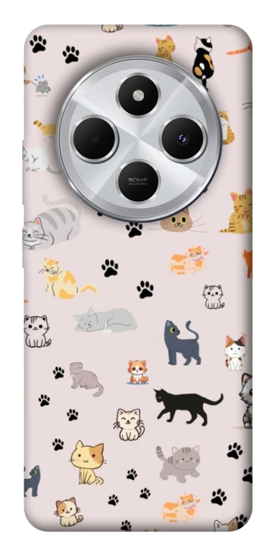 Чохол на Xiaomi Redmi 14C / Poco C75 Cat style ver.1 фото 1 з 1