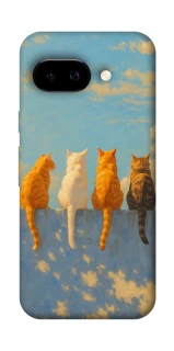 Чехол на Google Pixel 9a cats on wall фото 1 Чехол на Google Pixel 9a cats on wall фото 1 из 1