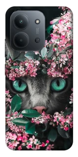 Чохол на Xiaomi Redmi 15C (EU) Кіт в квітах фото 1 з 1