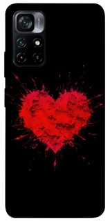 Чехол на Xiaomi Poco M4 Pro 5G Splash heart фото 1 из 1