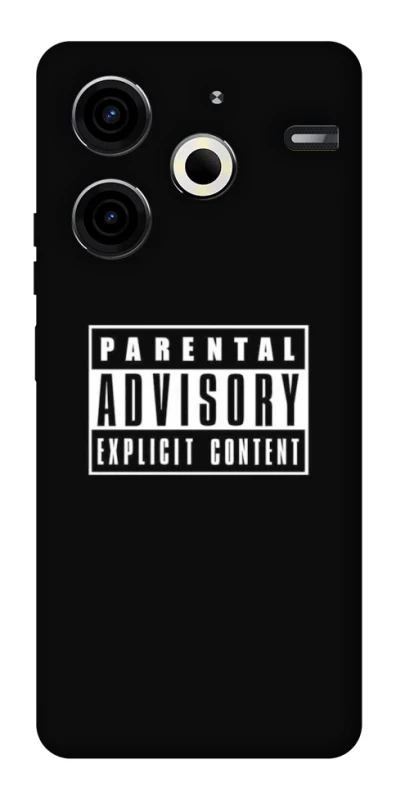 Чохол на TECNO Pova 6 Neo (LI6) Parental Advisory Label фото 1 з 1