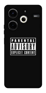 Чохол на TECNO Pova 6 Neo (LI6) Parental Advisory Label фото 1 Чохол на TECNO Pova 6 Neo (LI6) Parental Advisory Label фото 1 з 1