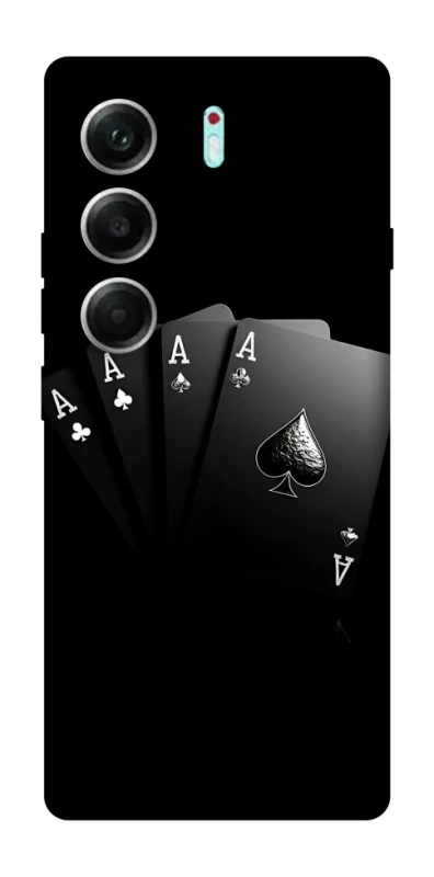 Чехол на Tecno Camon 40 Pro Black Cards фото 1 из 1