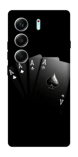 Чохол на Tecno Camon 40 Pro Black Cards фото 1 з 1