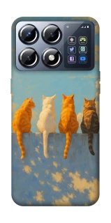 Чехол на Xiaomi POCO X8 Pro cats on wall фото 1 Чехол на Xiaomi POCO X8 Pro cats on wall фото 1 из 1
