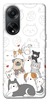 Чохол на Oppo A58 4G Funny Pets фото 1 з 1