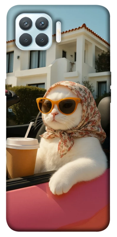 Чохол на Oppo F17 Pro Stylish Cat Cruise фото 1 з 1
