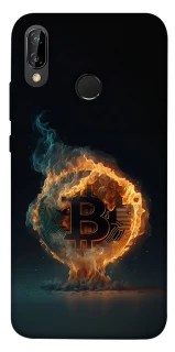 Чохол на Huawei P20 Lite Fire Bitcoin фото 1 Чохол на Huawei P20 Lite Fire Bitcoin фото 1 з 1