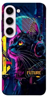 Чохол на Samsung Galaxy S23+ Cyber Cat v2 фото 1 з 1