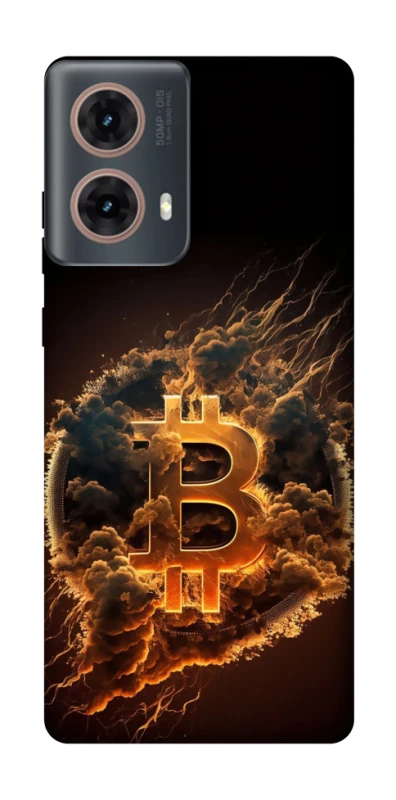 Чохол на Motorola Moto G85 Smoky Bitcoin фото 1 з 1