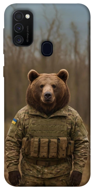 Чохол на Samsung Galaxy M30s / M21 Ведмідь захисник фото 1 з 1