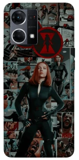 Чохол на Oppo Reno 7 4G Black Widow фото 1 з 1