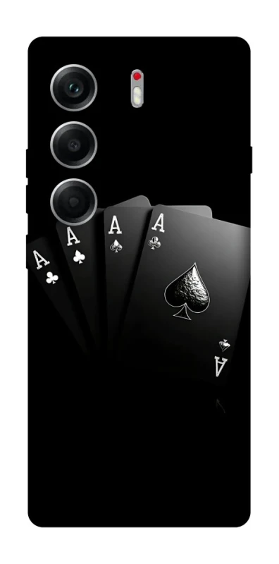 Чехол на Tecno Camon 40 Black Cards фото 1 из 1