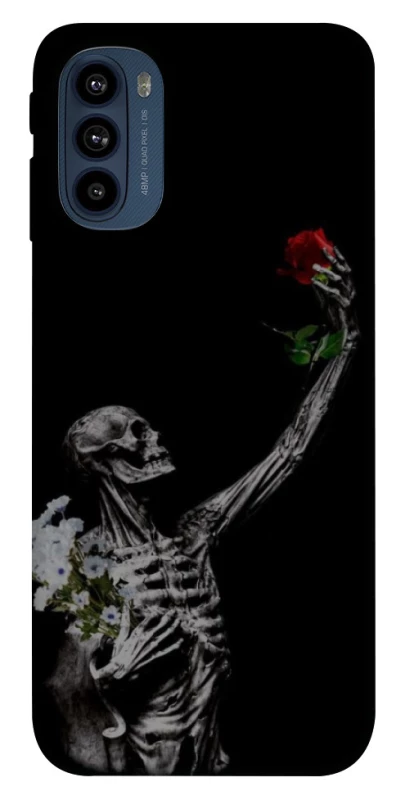 Чехол на Motorola Moto G41 Skeleton vs Rose фото 1 из 1