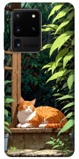 Чохол на Samsung Galaxy S20 Ultra red cat фото 1 з 1