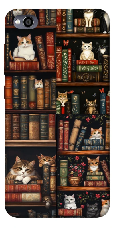 Чохол на Xiaomi Redmi 4a Cats & Books фото 1 з 1
