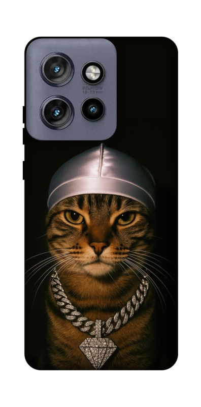 Чехол на Motorola Edge 50 Neo Cat in Bling фото 1 Чехол на Motorola Edge 50 Neo Cat in Bling фото 1 из 1