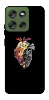 Чохол на Motorola Moto G56 5G Heart with flowers фото 1 з 1