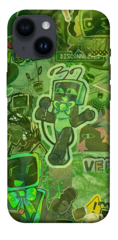 Чохол на Apple iPhone 14 (6.1") Dandysworld tv green theme фото 1 з 1