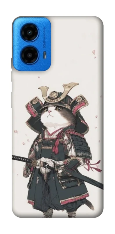Чехол на Motorola Moto G45 Samurai Cat Warrior фото 1 из 1