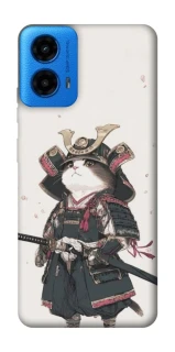 Чохол на Motorola Moto G45 Samurai Cat Warrior фото 1 з 1
