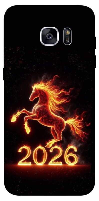 Чохол на Samsung G935F Galaxy S7 Edge Red Fire Horse ver.1 фото 1 з 1
