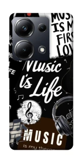 Чохол на Xiaomi Poco M6 Pro 4G Music is Life фото 1 з 1
