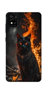 Чохол на ZTE Blade A31 Вогняний кіт фото 1 з 1