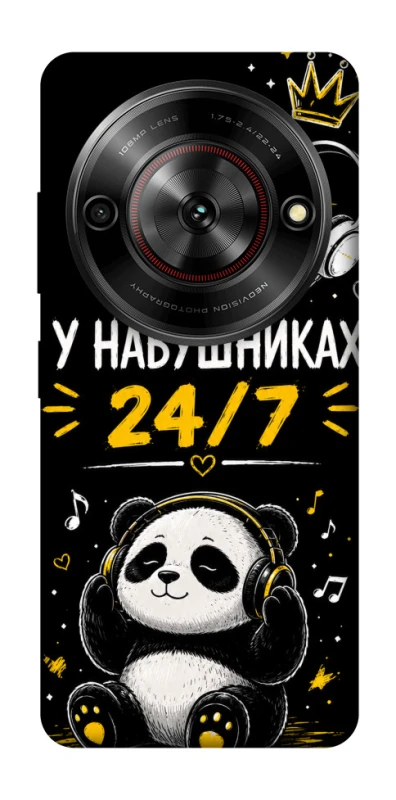 Чехол на ZTE Nubia Focus У навушниках 24/7 фото 1 из 1