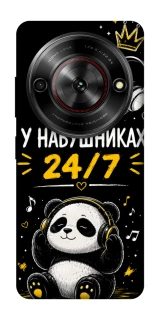 Чехол на ZTE Nubia Focus У навушниках 24/7 фото 1 из 1