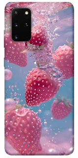 Чохол на Samsung Galaxy S20+ Полуниця в воді фото 1 з 1