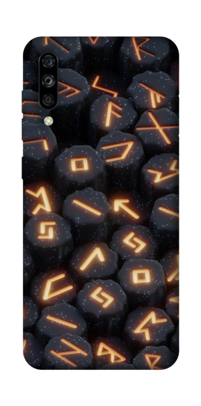 Чехол на ZTE Blade A7s (2019) Огненые руны фото 1 из 1