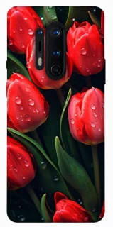 Чохол на OnePlus 8 Pro Червоні тюльпани фото 1 з 1