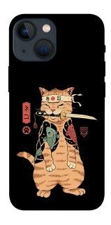 Чохол на Apple iPhone 13 mini (5.4") Кіт-самурай фото 1 з 1
