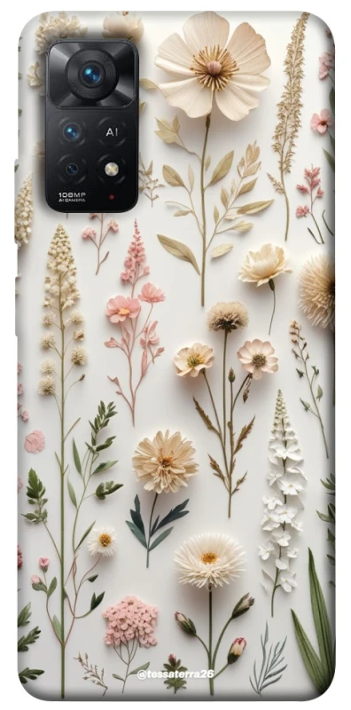 Чохол на Xiaomi Redmi Note 11 Pro 4G/5G Floral design ver.1 фото 1 з 1