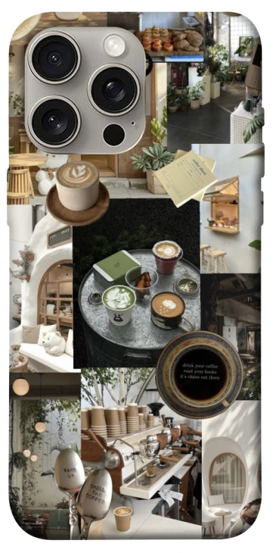 Чохол на Apple iPhone 15 Pro Max (6.7") Coffee collage ver.4 фото 1 з 1