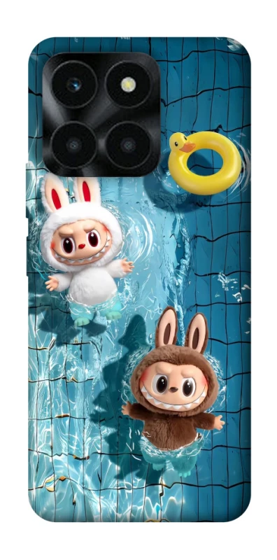 Чохол на Huawei Honor X6a Labubu in the pool фото 1 з 1