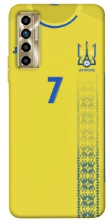 Чохол на TECNO Camon 17P UA-Football ver.3 фото 1 з 1