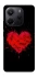 Чехол на Xiaomi Redmi Note 14 5G Splash heart фото 1 из 1