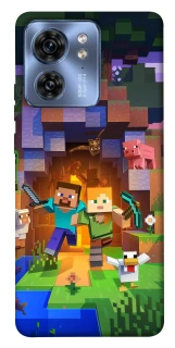 Чехол на Motorola Edge 40 Minecraft game фото 1 из 1