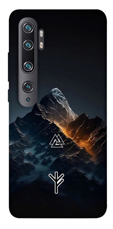 Чехол на Xiaomi Mi Note 10 / Note 10 Pro / Mi CC9 Pro Руны в горах фото 1 из 1