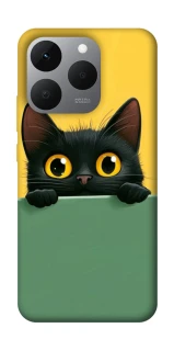Чохол на Realme 15T Black cat v2 фото 1 з 1