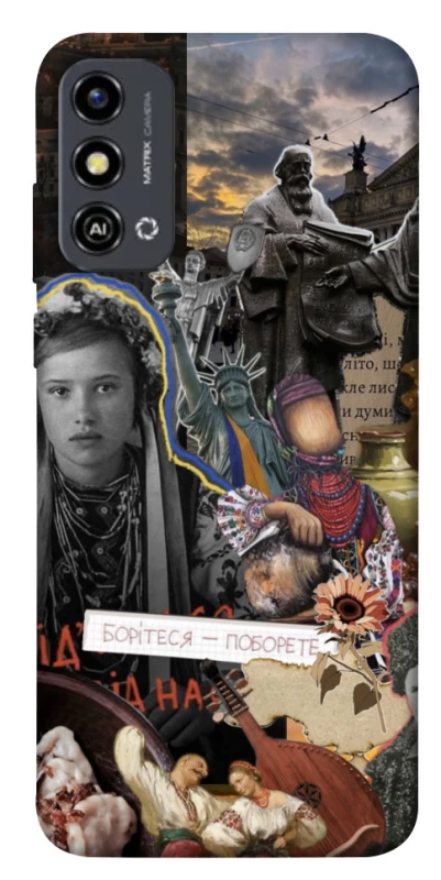 Чохол на ZTE Blade A53 Ukraine style ver.6 фото 1 з 1