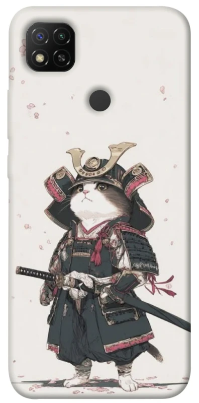 Чохол на Xiaomi Redmi 9C Samurai Cat Warrior фото 1 з 1
