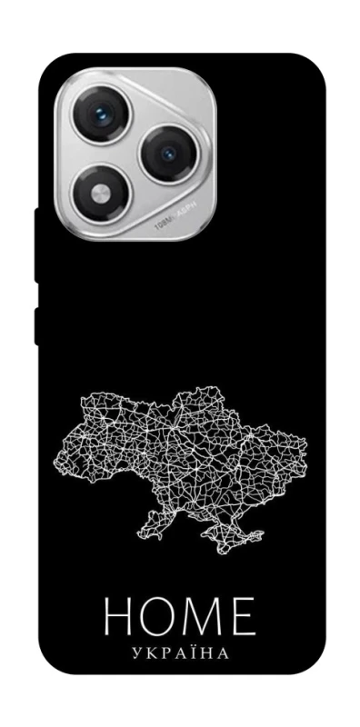 Чохол на Honor 400 Lite Ukraine black map фото 1 з 1