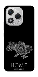 Чохол на Honor 400 Lite Ukraine black map фото 1 з 1