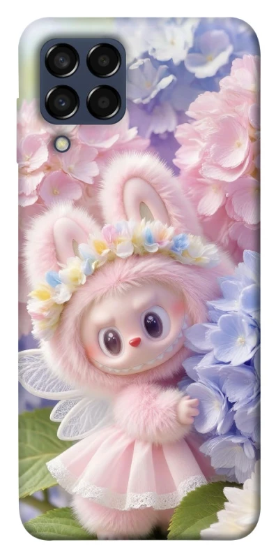 Чохол на Samsung Galaxy M33 5G Labubu & Flowers ver.1 фото 1 з 1